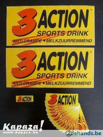 Fiets sticker set van 3ACTION, Fietsen en Brommers, Fietsaccessoires | Overige Fietsaccessoires, Nieuw, Ophalen of Verzenden