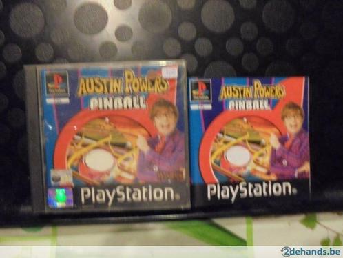 Playstation 1 Austin Powers Pinball (orig-compleet), Consoles de jeu & Jeux vidéo, Jeux | Sony PlayStation 1, Utilisé, Enlèvement ou Envoi