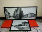 3 ingekaderde foto's (?) van Hasselt, Ophalen, Gebruikt, Foto of Poster, Minder dan 50 cm