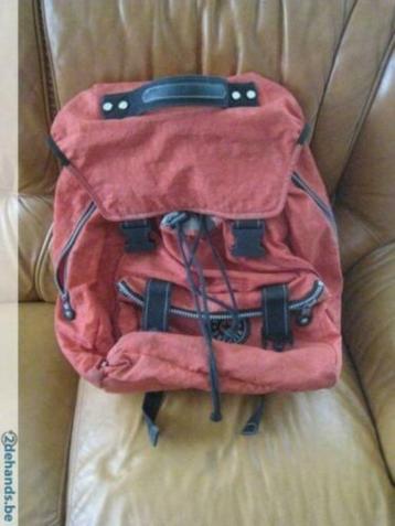 Grand sac à dos / cartable Kipling / cartable, Enlèvement ou Envoi, Comme neuf, Orange, Sac à dos