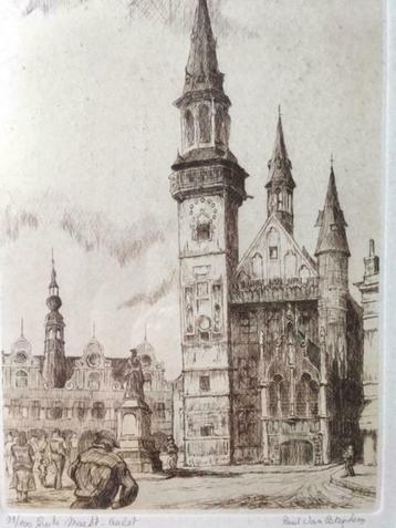 Gravure genummerd AALST, Enlèvement
