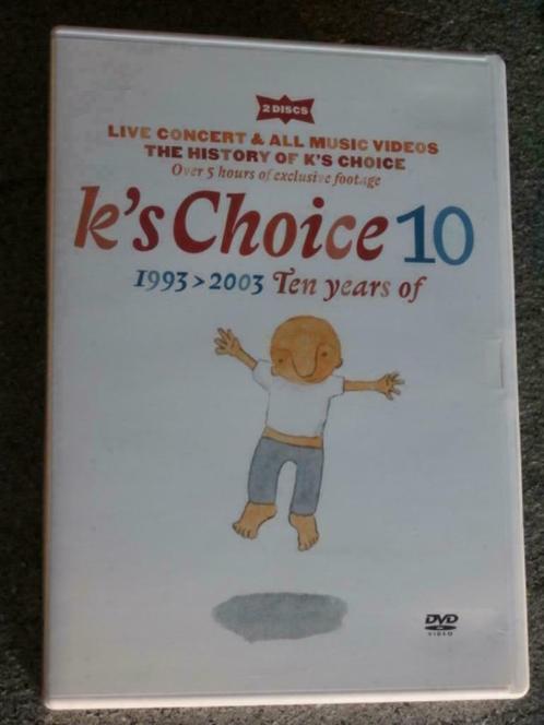 k's Choice 1993 - 2003 Ten years ago 2 Discs, Cd's en Dvd's, Dvd's | Muziek en Concerten, Muziek en Concerten, Boxset, Alle leeftijden