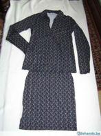 oQZerotonine blauw motief blouses + rok maat 38, Kleding | Dames, Zwangerschapskleding, Maat 38/40 (M), Overige typen, Blauw, Ophalen of Verzenden