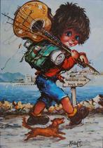 postkaart uit 1975, Editions Paris-Montmartre En Route, Ophalen of Verzenden, 1960 tot 1980, Ongelopen, Frankrijk