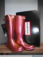 HUNTER Pearlescent Orange Tall Original Wellington Boots, Verzenden, Nieuw, Oranje, Hoge laarzen