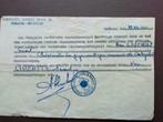 dokument Consulaat Roemenië Brussel 1942, Verzamelen, Ophalen of Verzenden
