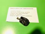Hangertje met sneeuwvlok obsidiaan steen, Nieuw!, Ophalen, Nieuw