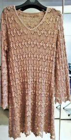 robe manche longue crochet tunique beige, Vêtements | Femmes, Robes, Enlèvement ou Envoi, Beige