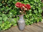 Retro pot met bloemen (genummerd), Antiek en Kunst, Ophalen of Verzenden