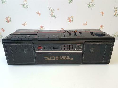 Vintage Hitachi Boombox, Verzamelen, Retro, Audio en Video, Ophalen of Verzenden