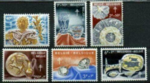 Année 1960 : 1163-1188 ** - Métiers d´art, Timbres & Monnaies, Timbres | Europe | Belgique, Art, Enlèvement ou Envoi