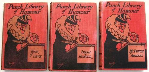 Mr Punch Awheel & Mr Punch Book of Love & Irish Humour 3 Vol, Antiquités & Art, Antiquités | Livres & Manuscrits, Enlèvement ou Envoi