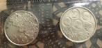 2 Pièces de 500 frs belges, argent, Timbres & Monnaies, Monnaies | Pays-Bas, Argent