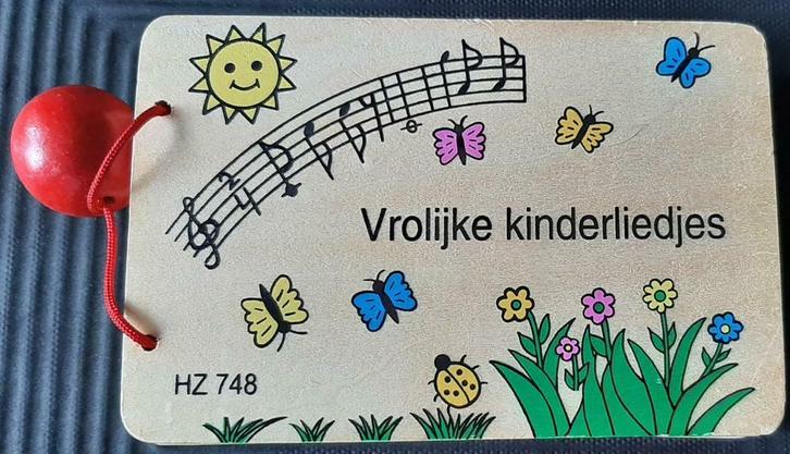 Houten liedjesboekje, Boeken, Kinderboeken | Baby's en Peuters, Ophalen of Verzenden