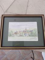 cadre et véritable aquarelle encadrée de KASPROWIAK, Envoi