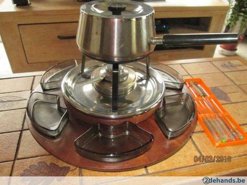 fonduestel, Huis en Inrichting, Keuken | Keukenbenodigdheden, Gebruikt, Ophalen