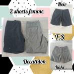 Lot de 2 shorts femme-Decathlon-noir-T.S, Vêtements | Femmes, Vêtements Femmes Autre, Porté, Enlèvement ou Envoi