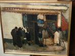 JULES CHADEL °1880-1942 huile/toile le magasin, tailleurJuif, Antiquités & Art, Art | Peinture | Moderne, Enlèvement ou Envoi