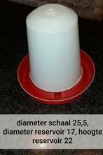 waterdispenser, legei en potje, Dieren en Toebehoren, Ophalen of Verzenden, Gebruikt, Drinken en Voederen