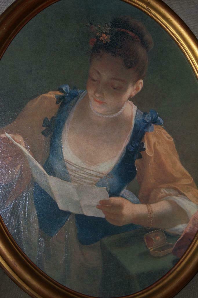 Tableau La liseuse de Jean Raoux, Antiek en Kunst, Kunst | Schilderijen | Klassiek, Ophalen