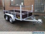 Professionele dubbelasaanhangwagen 2,61 x 1,5m te 9300 Aalst, Ophalen, Nieuw