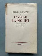 Oeuvres complètes - Raymond Radiguet (Grasset, 1952), Enlèvement ou Envoi