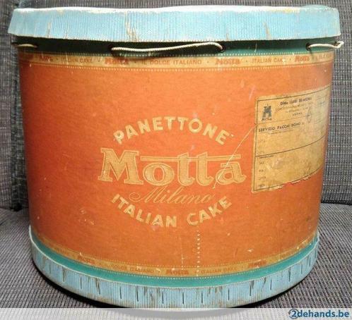 Oude Italiaanse cakedoos panettone, Collections, Marques & Objets publicitaires, Utilisé, Enlèvement