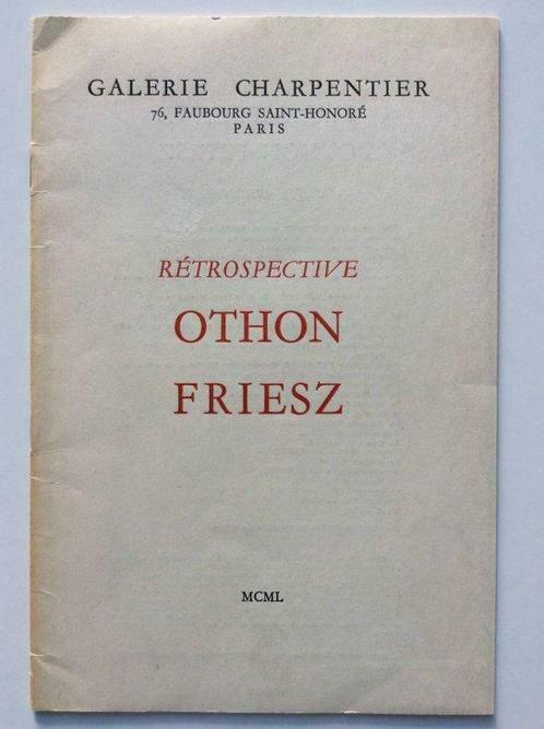 Rétrospective Othon Friesz (Galerie Charpentier, 1950), Livres, Art & Culture | Arts plastiques, Utilisé, Enlèvement ou Envoi