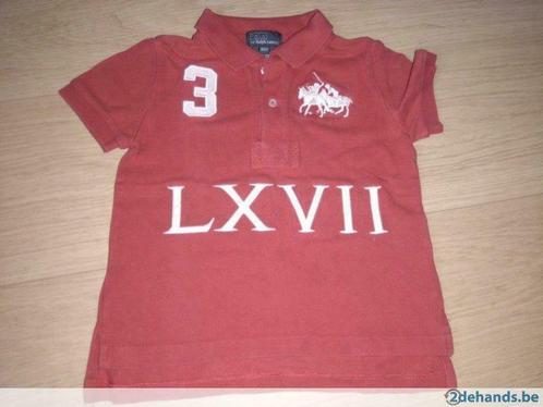 rode Ralph Lauren polo T2 in goede staat, Kinderen en Baby's, Kinderkleding | Maat 92, Gebruikt, Jongen, Shirt of Longsleeve, Ophalen of Verzenden