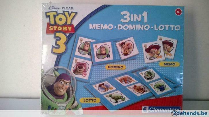 Toy Story 3IN1, Hobby en Vrije tijd, Gezelschapsspellen | Overige, Nieuw