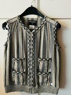 CHANEL CARDIGAN, Blauw, Gedragen, Chanel, Ophalen