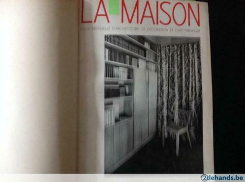 La Maison revue architecture volledige jaargang 1949, 600pag, Boeken, Tijdschriften en Kranten, Nieuw, Ophalen of Verzenden