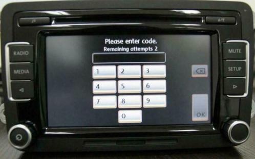 RNS CODE RADIO CODE RNS 310/315/510 Alle versies op afstand!, Auto diversen, Autonavigatie, Nieuw, Ophalen