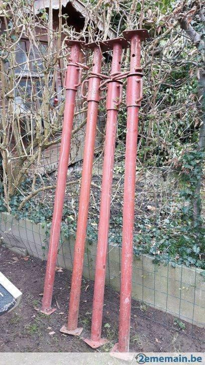 Etançons de chantier à louer, Doe-het-zelf en Bouw, Werkbanken, Gebruikt