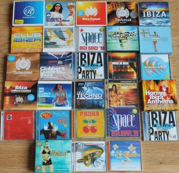 60 "IBIZA" CD's (zie foto's) - Lijst aanwezig beschikbaar voor biedingen