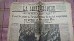 Journal la libre Belgique 23 février 1934, Enlèvement