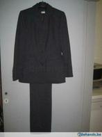 donkerblauw mantelpak ZARA, Kleding | Dames, Jasjes, Kostuums en Pakken, Ophalen of Verzenden, Gedragen, Maat 38/40 (M), Blauw