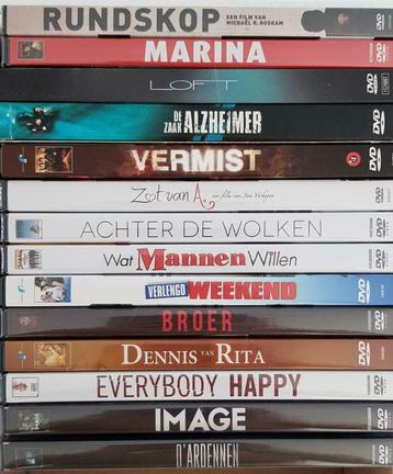 Lot dvd NL : Rundskop, Marina, Loft, Zaak alzheimer, ... beschikbaar voor biedingen