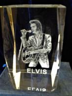 Kristal  hologram Elvis Presley met gitaar, Ophalen of Verzenden