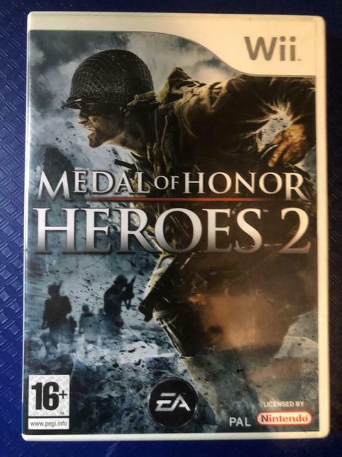 Medal of Honor Heroes 2 Wii game, Consoles de jeu & Jeux vidéo, Jeux | Nintendo Wii, Comme neuf, Enlèvement ou Envoi