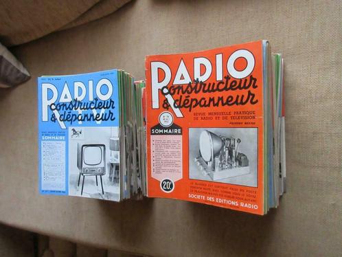 Lot 129 revues  radio constructeurs et dépanneur 1952 a 1970, Antiquités & Art, Antiquités | TV & Hi-Fi, Enlèvement ou Envoi