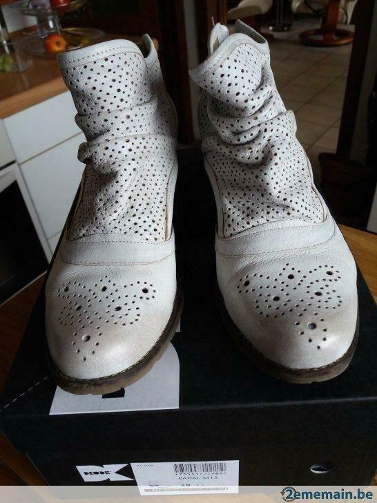 Bottillons Dkode. Pointure 38, Kleding | Dames, Schoenen, Gedragen, Lage of Enkellaarzen, Wit, Ophalen of Verzenden