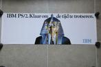 POSTER IBM PS/2 - Toetanchamon Breed 90x30 cm, Verzamelen, Ophalen of Verzenden, Nieuw, Reclamebord