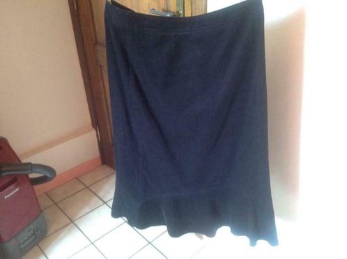 Dames zwarte rok geribt lang uit 100% katoen maat 42, Kleding | Dames, Rokken, Zo goed als nieuw, Maat 42/44 (L), Zwart, Onder de knie