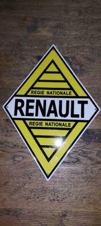 Enseigne publicitaire en métal Renault, Collections, Envoi, Voitures, Neuf