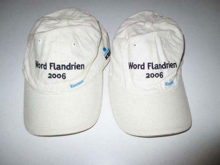 2 beige petten CERA-KBC, Verzamelen, Merken en Reclamevoorwerpen, Nieuw, Ophalen of Verzenden