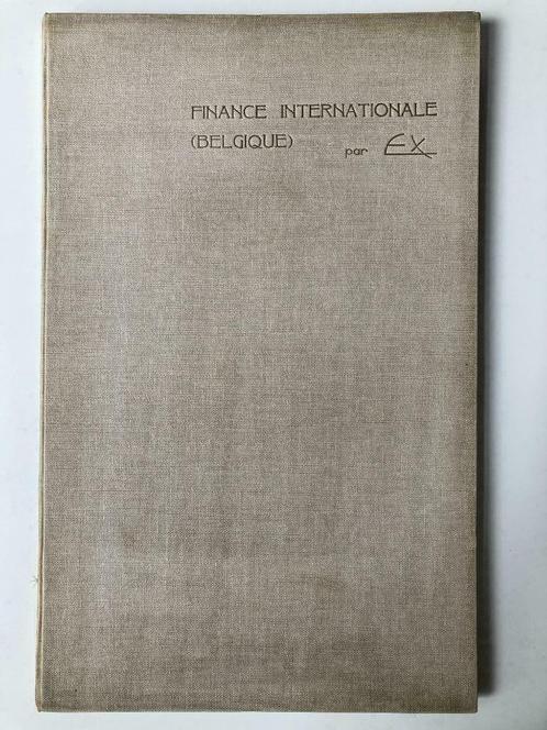 EX - Finance Internationale (Belgique) - 1927, Boeken, Kunst en Cultuur | Beeldend, Ophalen