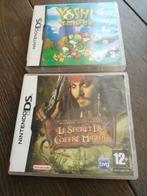 Jeux Nintendo DS (2 jeux + 1 adaptateur), Gebruikt, Ophalen