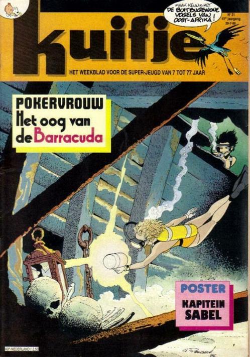 Weekblad Kuifje van 29-7-1986 , 41ste Jaargang, Nummer 31, Livres, BD | Comics, Utilisé, Plusieurs comics, Europe, Enlèvement ou Envoi