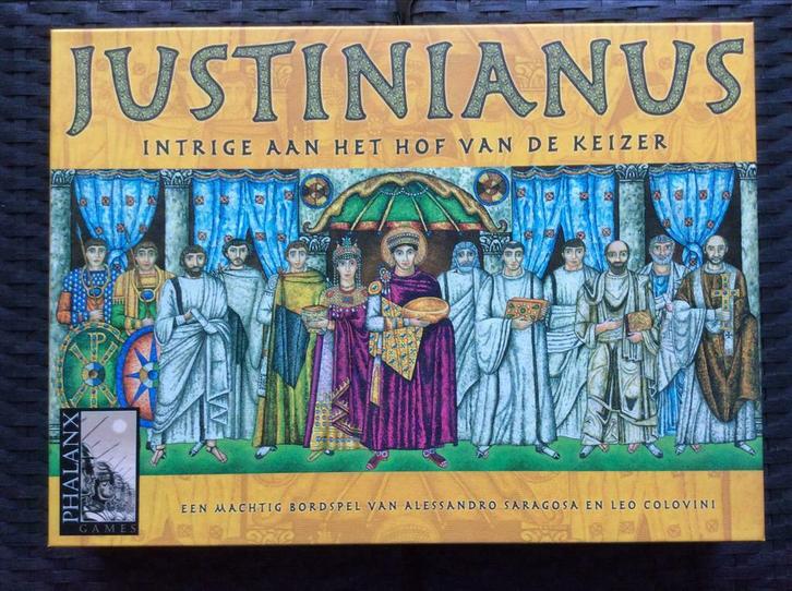 Justinianus, Hobby en Vrije tijd, Gezelschapsspellen | Bordspellen, Zo goed als nieuw, Ophalen of Verzenden